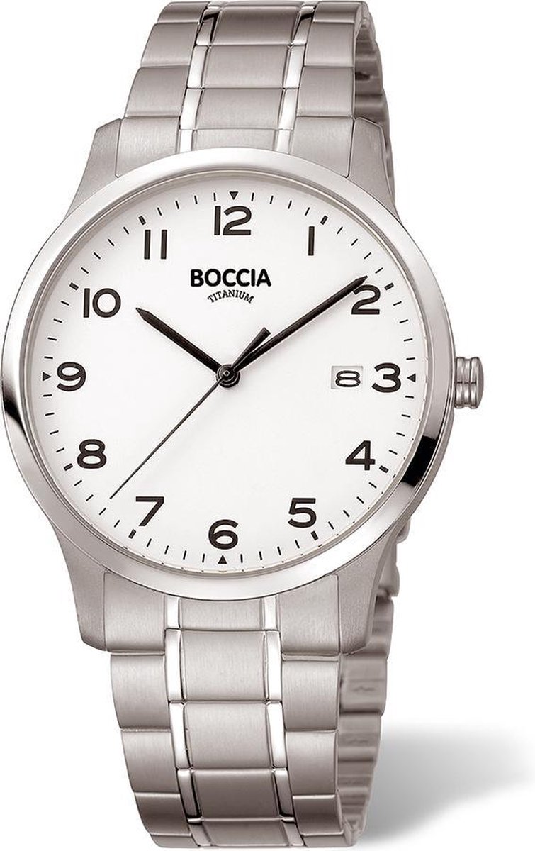 Boccia Titanium 3620.01 Heren Horloge 39 mm