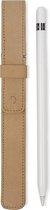 DECODED Pencil Sleeve voor Apple Pencil 1 / 2- Hoogwaardig Full-Grain Leer, Makkelijk toegang, Minimaal Design [ Bruin ]