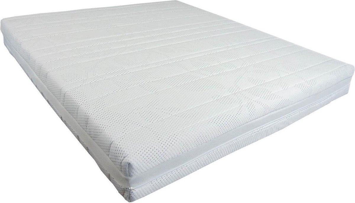 Slaaploods.nl Princess - Micro Pocketvering Matras - Traagschuim Afdeklaag - 120x190x25 cm - Hard