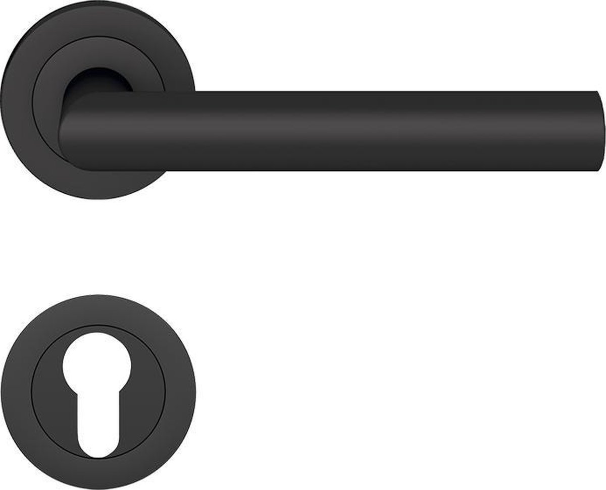 Karcher Design Krukgarnituur ER28-OS83 Kosmos Zwart incl. cilinderrozetten
