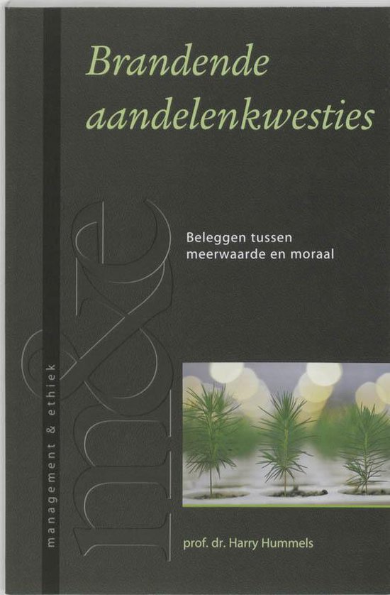 Cover van het boek 'Brandende aandelenkwesties / druk 1' van H. Hummels