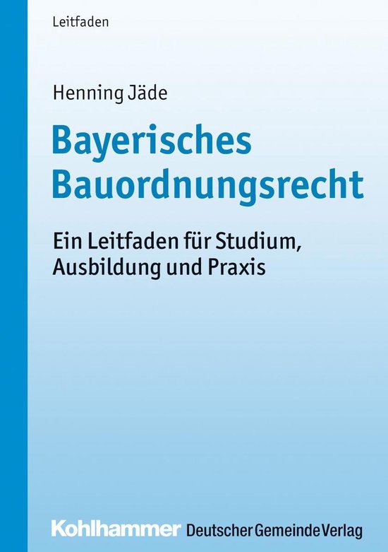 Bayerisches Bauordnungsrecht - cover