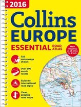 2016 Collins Essential Road Atlas Europe [New Edition]