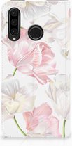 Coque Huawei P30 Lite Standcase Design Lovely Flowers