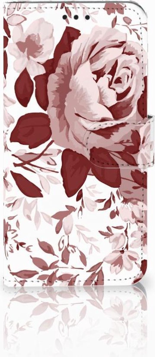 Book Case voor Hoesje Huawei P30 Lite (2020) Watercolor Flowers
