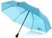 EuroSchirm light trek automatic paraplu blauw