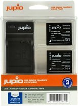 Jupio Kit: 2x Battery DMW-BLG10 + USB Single Charger