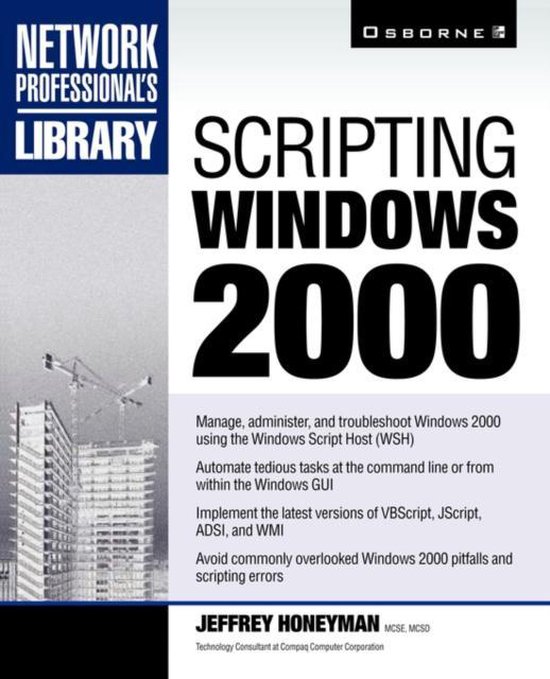 Scripting Windows 2000 - cover