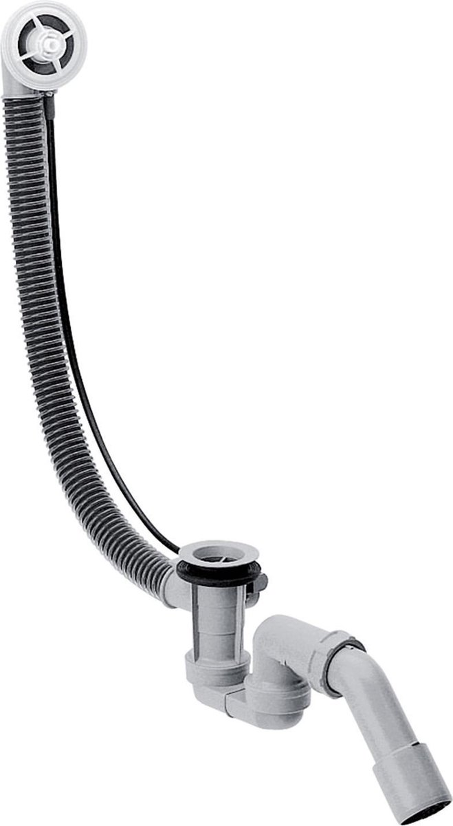 Hansgrohe flexaplus badafvoer inbouwdeel - voor kleine tot normale baden - lengte kabel 52 cm afbeelding