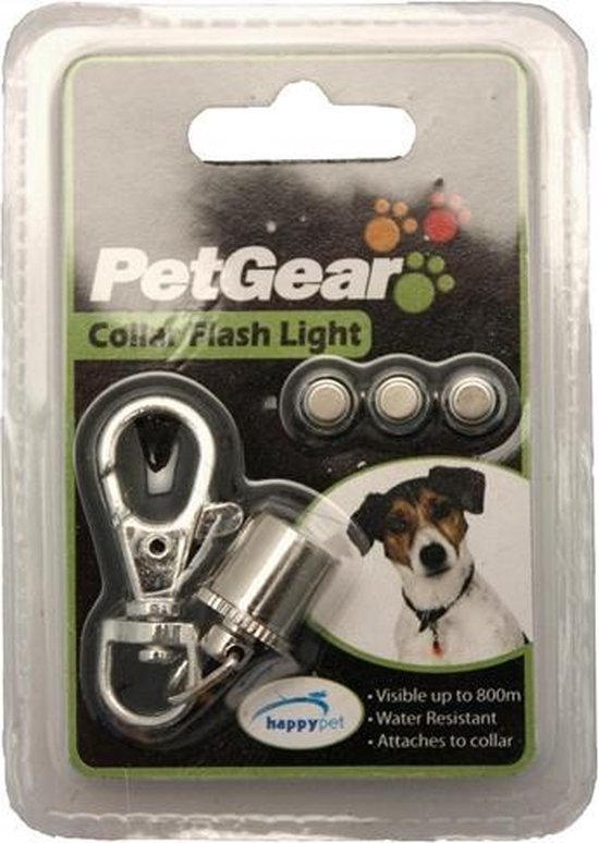 Petgear Flash Light Clignotant de sécurité - 10x7x1,5 cm