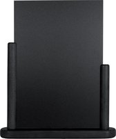 3x Securit tafelkrijtbord Elegant A4, zwart