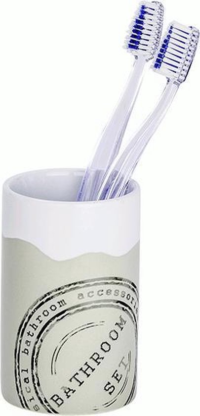 Beker Wenko Bathroom Keramiek Wit 7.5x10.6x7.5cm