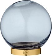 AYTM Globe vase Large Navy