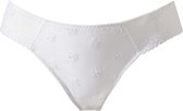 Louisa Bracq Chantilly Wit Slip - Onderbroek Maat: 42