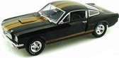 Shelby GT 350H 1966 Zwart / Goude Strepen 1-18 Shelby Collectibles