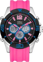 Colori Urban 5 CLD066 Digitaal Horloge - Siliconen Band - Ø 47 mm - Roze