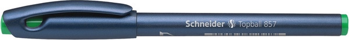 rollerball Schneider Topball 857 0,6mm groen doos met 10 stuks