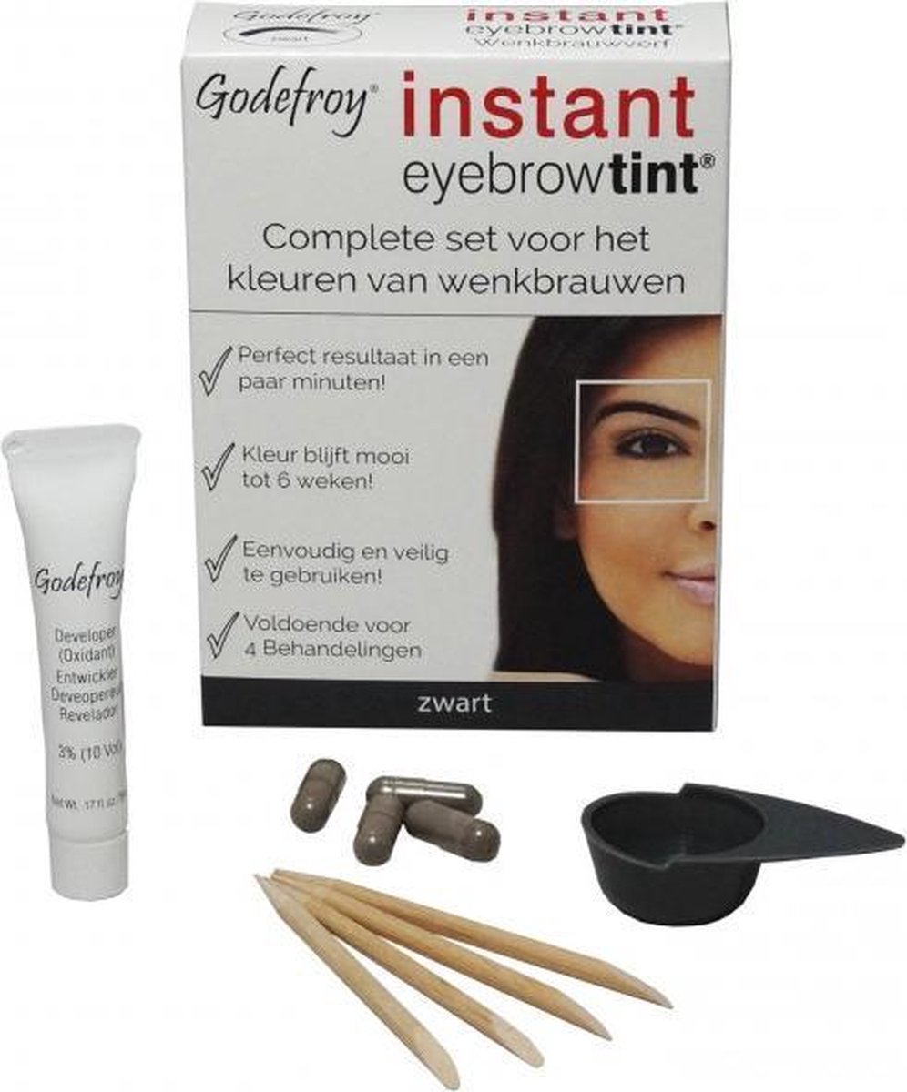Godefroy Professional Eyebrow Tint Kit Graphite (20 Toepassingen)