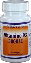 Vitortho vitamine D3 3000ie 60 st