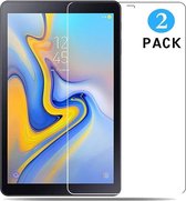 2x stuks Glazen Screenprotector voor Samsung Galaxy Tab A 2018 10,5 inch model T590 /T595 - Tempered Glass