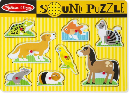 Melissa & Doug - Puzzle pour animaux de compagnie avec son | bol.com