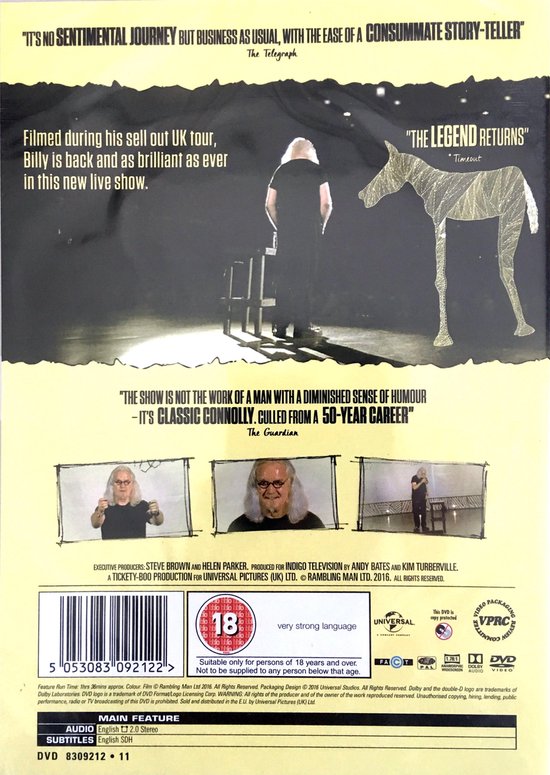 Billy Connolly: High Horse Tour [DVD] (Dvd) | Dvd's | bol.com