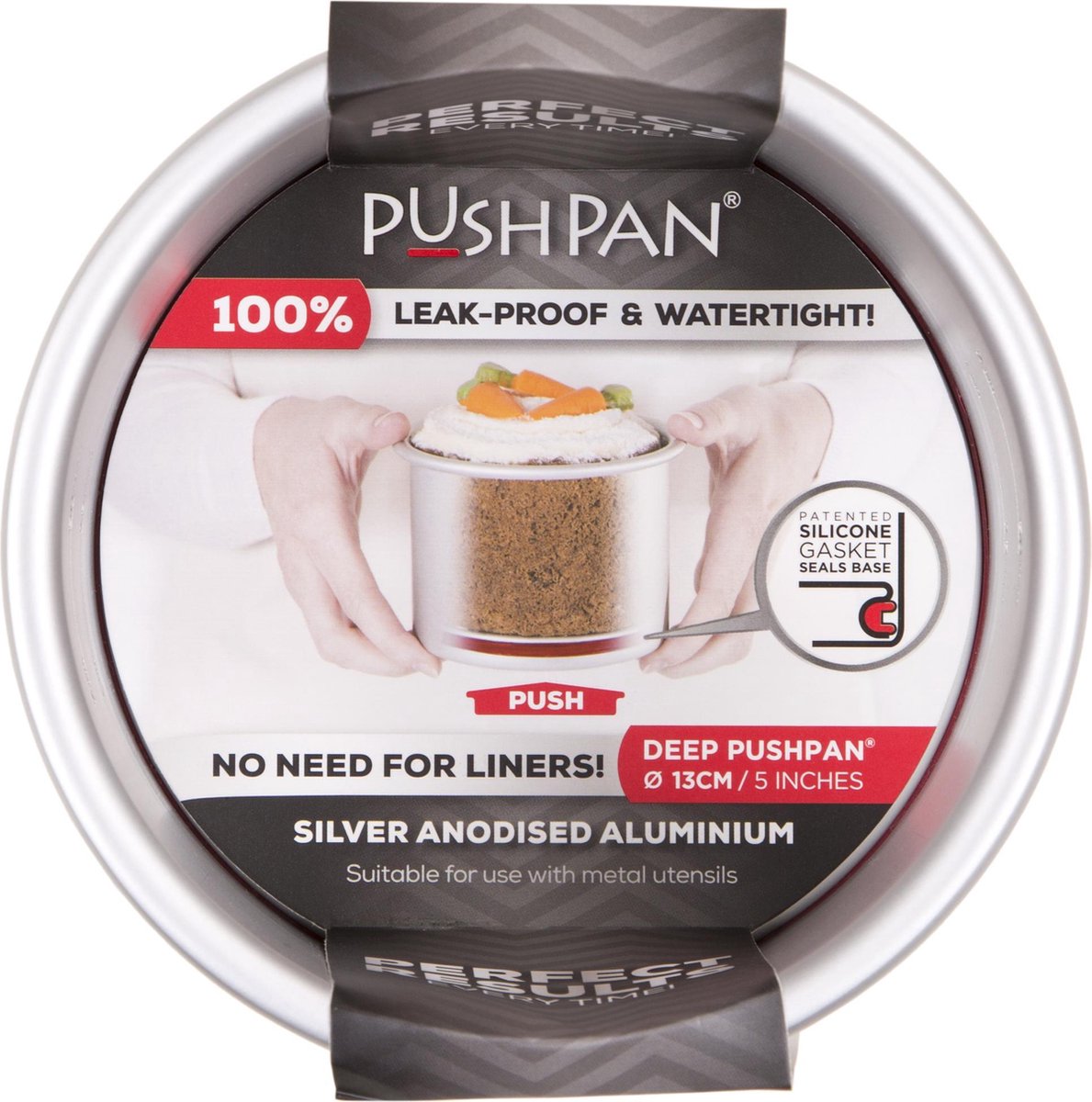 Wham PushPan Bakvorm Diep ø 13 cm
