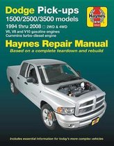 Dodge 1500, 2500 & 3500 Pick-Ups (94-08) with V6, V8 & V10 Gas & Cummins Turbo-Diesel, 2wd & 4WD Haynes Repair Manual (Does Not Include Specific to Sr