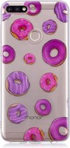 Design TPU Hoesje Huawei Y7 (2018) - Donut