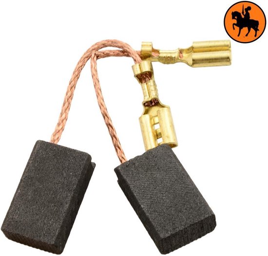 Jeu de balais de charbon pour défonceuse / scie Atlas Copco WSL125XL - 5x10x16mm