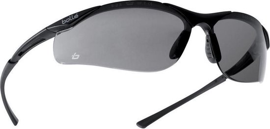 Bollé veiligheidsbril Contour donkere smoke PC lens