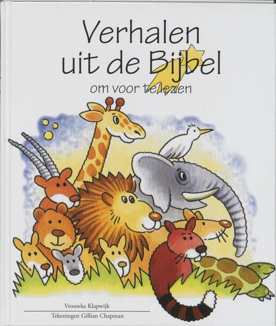 Een leeuw, giraffe, olifant, schildpad, bevers, en andere dieren kijken vrolijk naar de kijker.