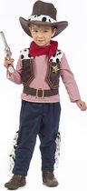 Limit - Cowboy & Cowgirl Kostuum - Kleine Koeiendrijver Cowboy Ranch Wilde Westen - Jongen - bruin - Maat 86 - Carnavalskleding - Verkleedkleding
