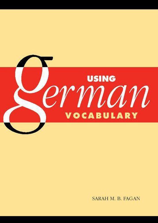 Using German Vocabulary - cover