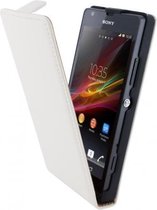 Mobiparts Premium Flip Case Sony Xperia SP White