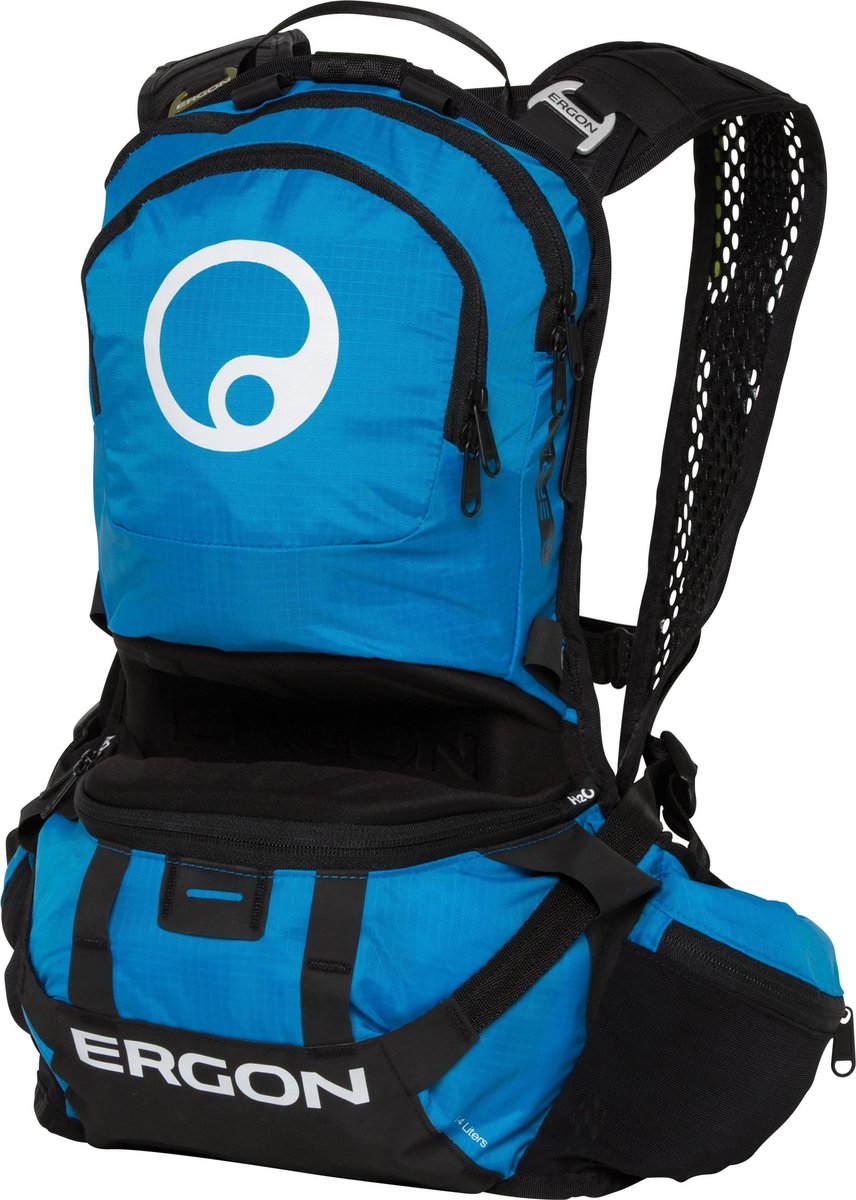 Ergon BE2 Enduro fietsrugzak 6,5 L blauw/zwart Maat Reg (bis 1,75m)