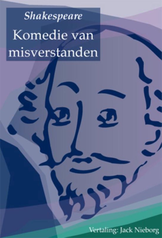 Cover van het boek 'Komedie van misverstanden' van William Shakespeare