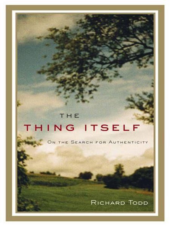 The Thing Itself - cover