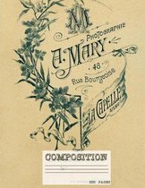 French Graphic Composition Notebook/100 College Ruled Pages