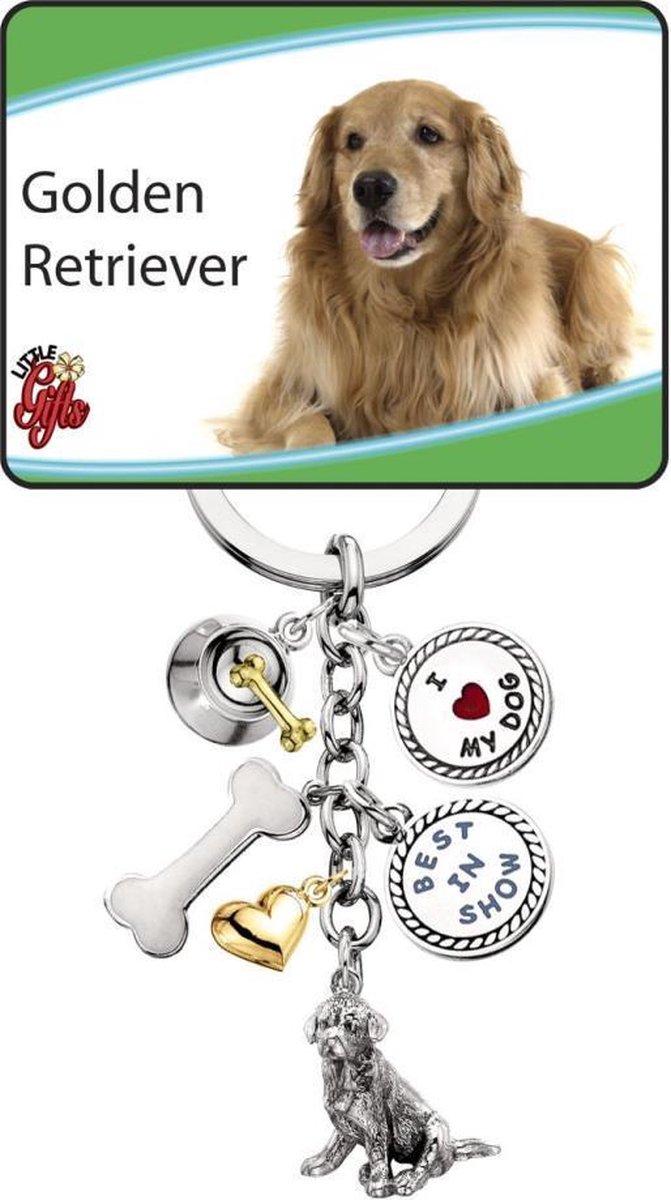 Little Gifts sleutelhanger Golden Retreiver