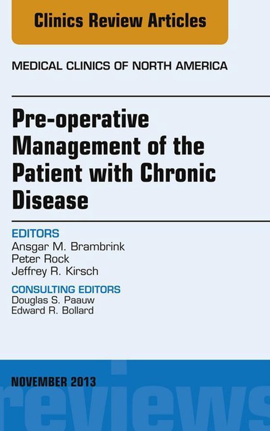 The Clinics: Internal Medicine Volume 97-6 - Pre-Operative M ... - cover