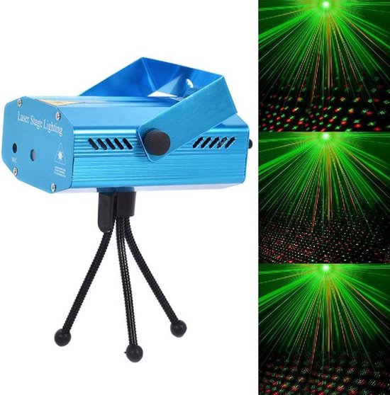 Sterrenhemel Laser Stroboscoop Projector Op Geluid - Flash LED Verlichting  Disco Stage... | bol.com