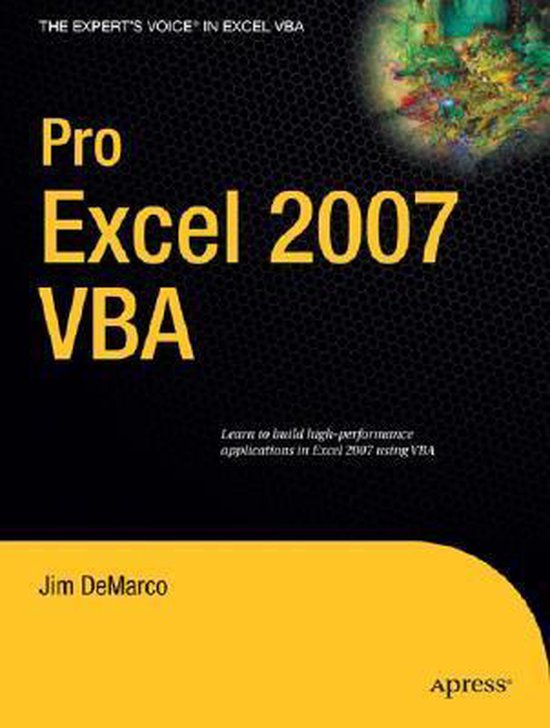 Pro Excel 2007 VBA - cover