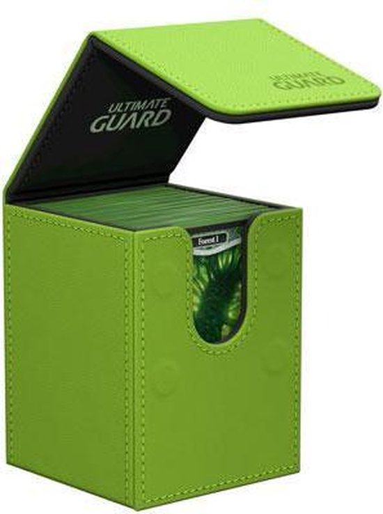 Thumbnail van een extra afbeelding van het spel Flip Deck Case 100+ Standard Size Green