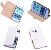 Bestcases Vintage Creme Book Cover Samsung Galaxy S3 Mini i8190