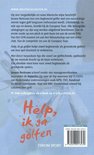 Boekomslag met de titel 'Help, ik ga golfen' en auteur Jeroen Bertrams.