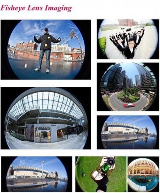 Clip Lens- 3-in-1 Fish Eye 180° Lens