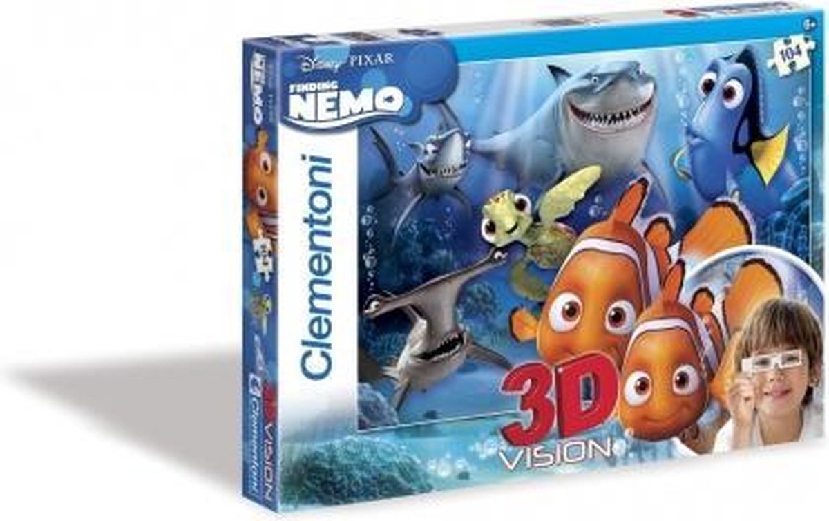 Situatie Tomaat consultant Clementoni Disney Finding Nemo Puzzel 104 stukjes | bol.com