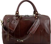 Tuscany Leather Weekendtas Voyager - Bruin - Lederen weekendtas 'duffelbag' - TL141216