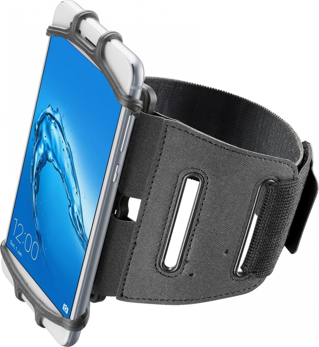 Cellularline Spider, armband multi compatibel, zwart